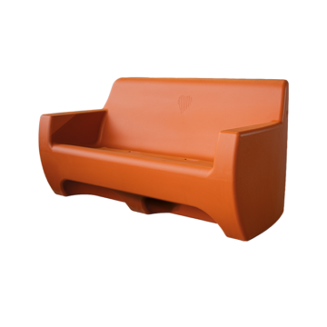 HappySofa Regenbank - Papaya Oranje